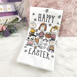 {Peanuts} White {Easter} Kitchen Towels Set